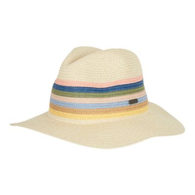 Barbour Penfor Rainbow Fedora - Natural/rainbow - Naiset - L - Partioaitta
