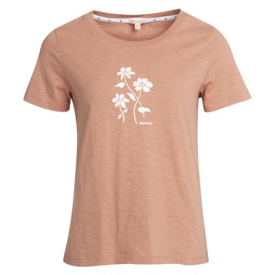 Barbour Ferryside Tee - Maple - Naiset - 10 - Partioaitta