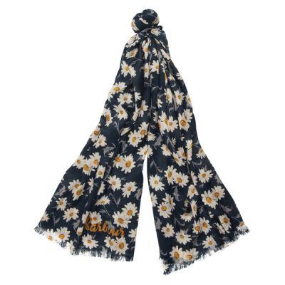 Barbour Daisy Print Wrap - Navy - Naiset - 1 - Partioaitta