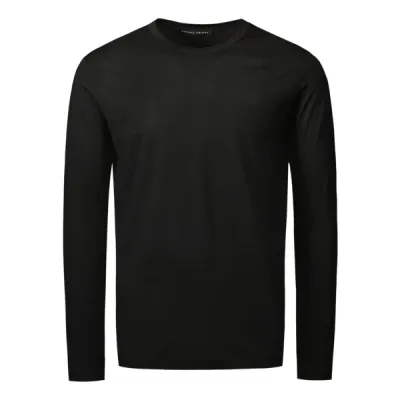 Formal Friday Ultrafine Merino Long Sleeve T-shirt - Black - Unisex - XXS - Partioaitta, kuva 1 / 1