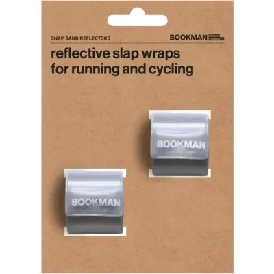 Bookman Snap Band Reflectors - White - OneSize - Partioaitta
