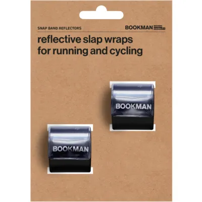 Bookman Snap Band Reflectors - Black - OneSize - Partioaitta