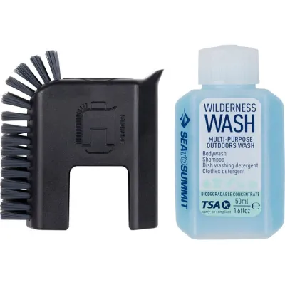 Sea to Summit Kitchen Pot Scrubber 2-set Black - Nocolor - OneSize - Partioaitta