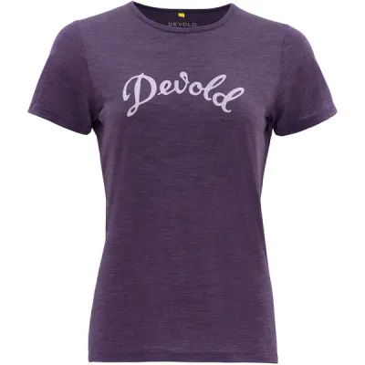 Devold Myrull Merino 130 Tee Wmn - Lilac - Naiset - XL - Partioaitta, kuva 1 / 1