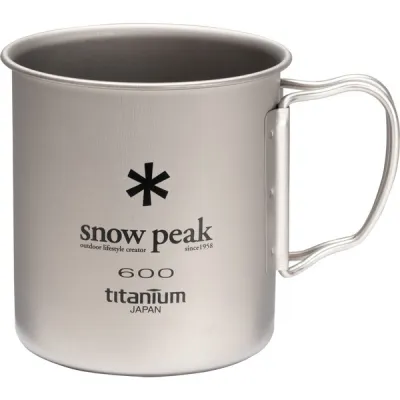 Snow Peak Titanium Single Wall 600 Mug - Nocolor - OneSize - Partioaitta