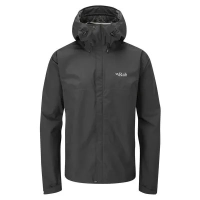 Rab Downpour Eco Jacket - Black - Miehet - L - Partioaitta, kuva 1 / 1