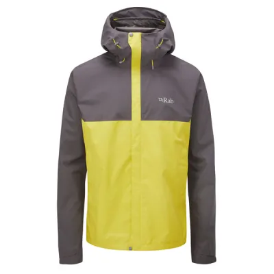 Rab Downpour Eco Jacket - Graphene/zest - Miehet - L - Partioaitta, kuva 1 / 1
