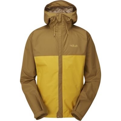 Rab Downpour Eco Jacket - Footprint/sahara - Miehet - S - Partioaitta