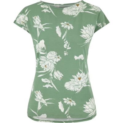 Sherpa Neha Tee - Thyme Lotus - Naiset - S - Partioaitta
