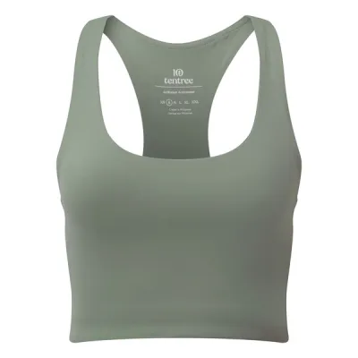 Tentree W Inmotion Longline Active Bra - Agave Green - Naiset - S - Partioaitta, kuva 1 / 1