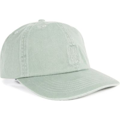 Topo Designs Mountain Ball Cap - Light Mint - Unisex - OneSize - Partioaitta