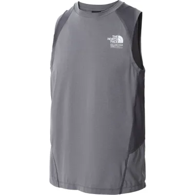 The North Face M Ao Glacier Graphic Tank - Vanadis Grey Light Heather - Miehet - S - Partioaitta, kuva 1 / 1