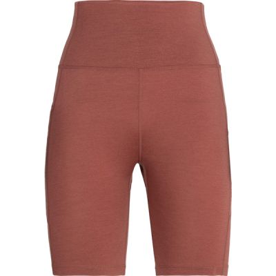 Icebreaker W Fastray High Rise Shorts - Grape - Naiset - M - Partioaitta