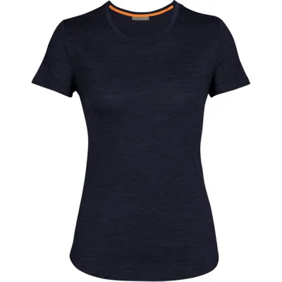 Icebreaker W Sphere Ii Ss Tee - Midnight Navy Hthr - Naiset - S - Partioaitta, kuva 1 / 1