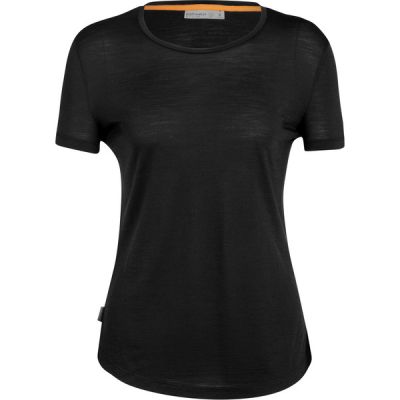 Icebreaker W Sphere Ii Ss Tee - Black - Naiset - L - Partioaitta | Alk. 79,95 €