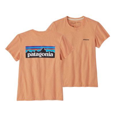 Patagonia W' S P-6 Logo Responsibili-tee - Cowry Peach - Naiset - XS - Partioaitta | Alk. 40,00 €