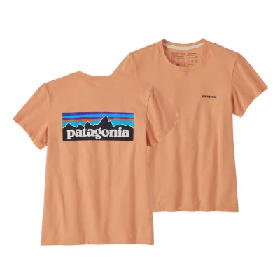 Patagonia W' S P-6 Logo Responsibili-tee - Cowry Peach - Naiset - XS - Partioaitta, kuva 1 / 1
