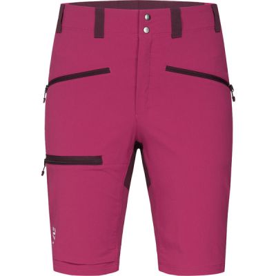 Haglöfs Mid Slim Shorts Women - Deep Pink/aubergine - Naiset - 44 - Partioaitta
