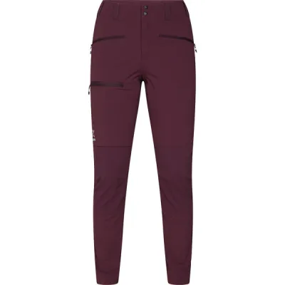Haglöfs Mid Slim Pant Women - Aubergine - Naiset - 42 - Partioaitta, kuva 1 / 1