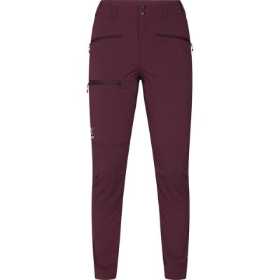 Haglöfs Mid Slim Pant Women - Aubergine - Naiset - 38 - Partioaitta