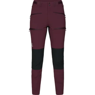 Haglöfs Rugged Slim Pant Women - Aubergine/true Black - Naiset - 40 - Partioaitta, kuva 1 / 1