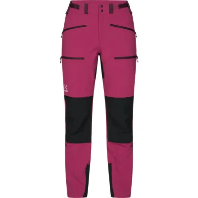 Haglöfs Rugged Standard Pant Women - Deep Pink/true Black - Naiset - 38 - Partioaitta, kuva 1 / 1