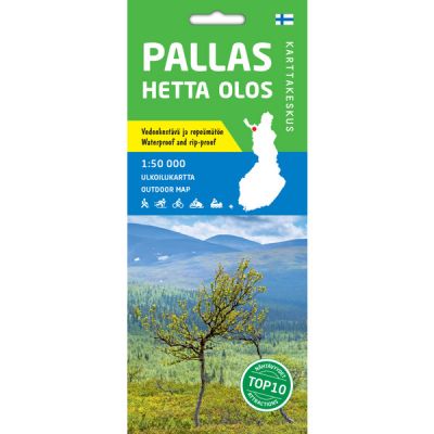 Karttakeskus Pallas Hetta Olos 1:50 000 - Nocolor - OneSize - Partioaitta | Alk. 19,95 €