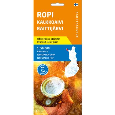 Karttakeskus Ropi Kalkkoaivi Raittijärvi - Nocolor - OneSize - Partioaitta | Alk. 24,95 €