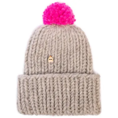 Myssyfarmi Kultti - Light Grey / Bright Pink - Unisex - OneSize - Partioaitta, kuva 1 / 1