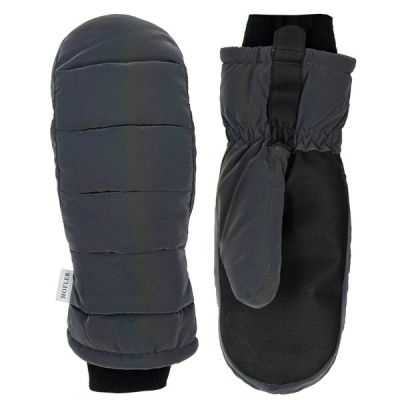 Hofler Ruska Reflective Mitten - Black Rainbow - Unisex - 11 - Partioaitta