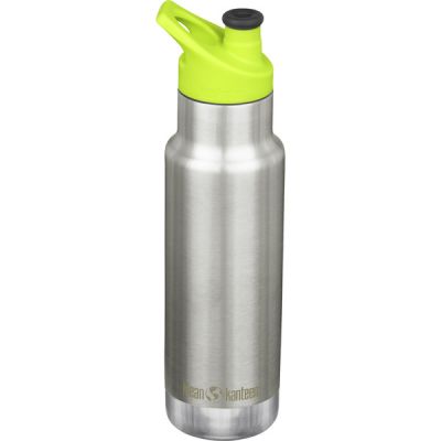 Klean Kanteen Insulated Kid Classic Narrow 355ml - Kid Sport Cap - Brushed Stainless - OneSize - Partioaitta