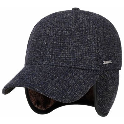 Stetson Baseball Cap Ef Wool - Blue Mix - Unisex - M - Partioaitta