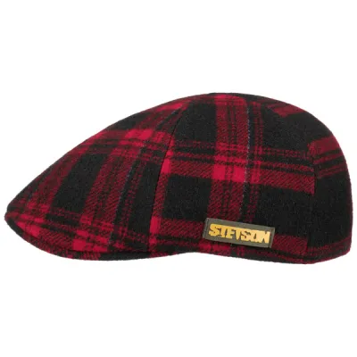 Stetson Texas Virgin Shadow Plaid - Red/black - Unisex - XL - Partioaitta