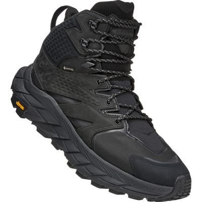 Hoka M Anacapa Mid Gtx - Black / Black - Miehet - 9,5 - Partioaitta | Alk. 179,95 €
