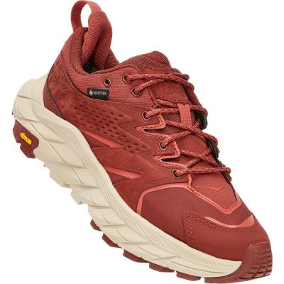 Hoka W Anacapa Low Gtx - Cherry Mahogany / Hot Sauce - Naiset - 10 - Partioaitta