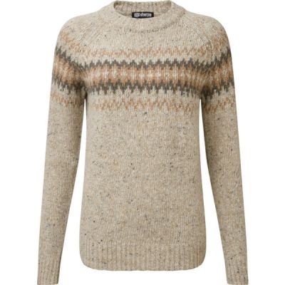 Sherpa Dumji Crew Sweater W - Bardiya Sand - Naiset - M - Partioaitta