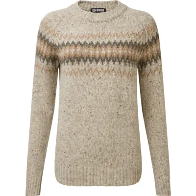 Sherpa Dumji Crew Sweater W - Bardiya Sand - Naiset - S - Partioaitta, kuva 1 / 1