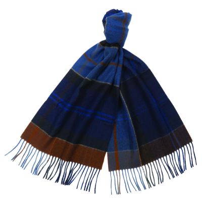 Barbour Inverness Tartan Scarf - Midnight Tartan - Unisex - OneSize - Partioaitta