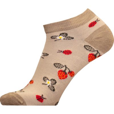 Sukkamestarit Merinovillasukat Sneaker - Mansikka Leppäkerttu Hiekka - Unisex - 35-38 - Partioaitta | Alk. 12,95 €