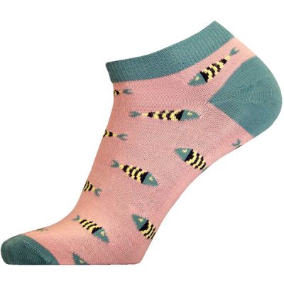 Sukkamestarit Merinovillasukat Sneaker - Pikkukala Vaaleanpunainen - Unisex - 39-42 - Partioaitta