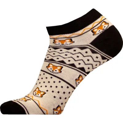 Sukkamestarit Merinovillasukat Sneaker - Ketturaita Mustavalkoinen - Unisex - 35-38 - Partioaitta, kuva 1 / 1