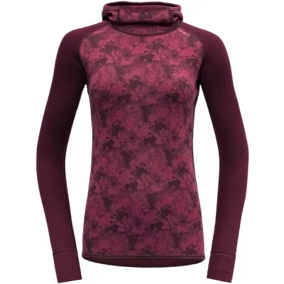 Devold Kvitegga Woman Hoodie - Beetroot - Naiset - XS - Partioaitta, kuva 1 / 1