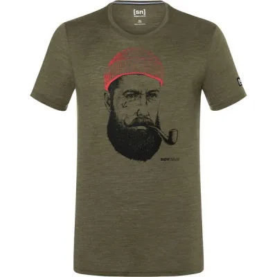 Supernatural M Sailor Tee - Olive Night Melange/jet Black/ - Miehet - S - Partioaitta, kuva 1 / 1
