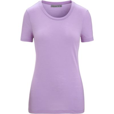 Icebreaker W Tech Lite Ii Ss Tee - Purple Gaze - Naiset - M - Partioaitta