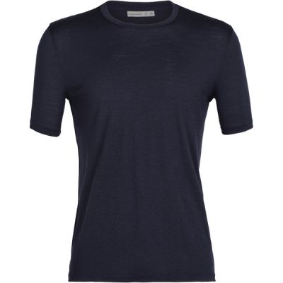 Icebreaker M Tech Lite Ii Ss Tee - Midnight Navy - Miehet - L - Partioaitta