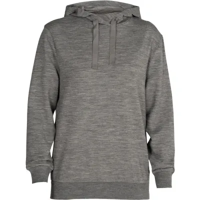 Icebreaker W Crush Ls Hoodie - Gritstone Hthr - Naiset - S - Partioaitta, kuva 1 / 1