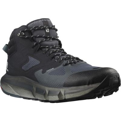 Salomon Predict Hike Mid Gtx - Ebony/black/stormy Weather - Miehet - UK 10 - Partioaitta