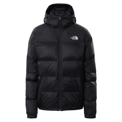 The North Face W Diablo Down Hoodie - Tnf Black/tnf Black - Naiset - S - Partioaitta