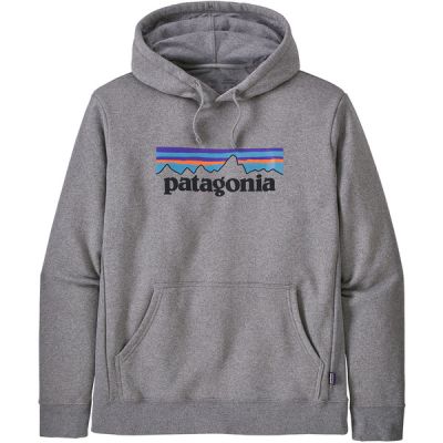 Patagonia P-6 Logo Uprisal Hoody - Gravel Heather - Unisex - L - Partioaitta