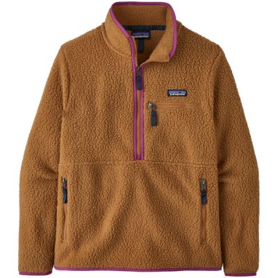 Patagonia W' S Retro Pile Marsupial - Nest Brown W/amaranth Pink - Naiset - L - Partioaitta